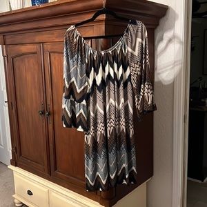Plus size 1XL knit dress